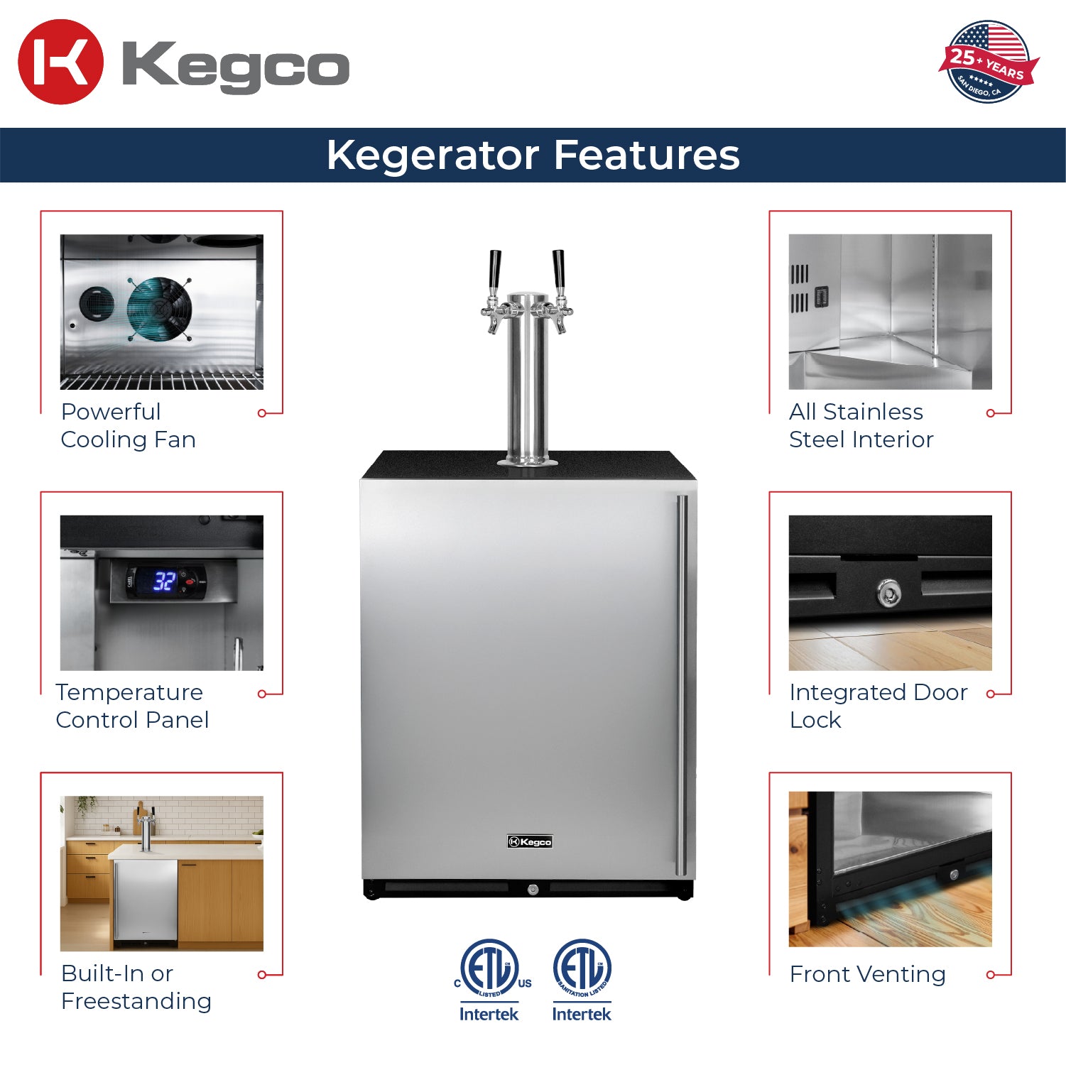 kegerator features