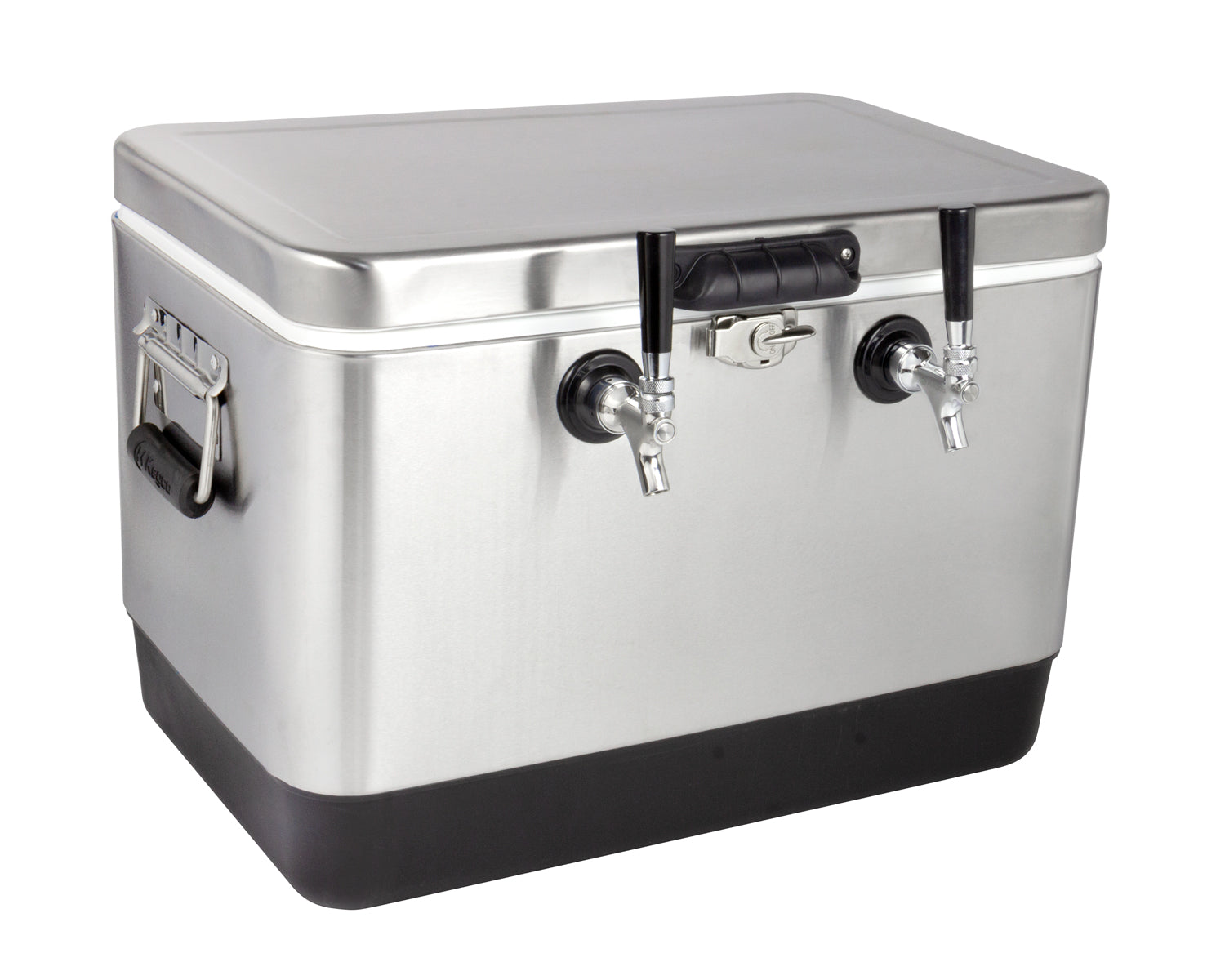 Kegco 50 Liter Dual Tap Stainless Steel Jockey Box