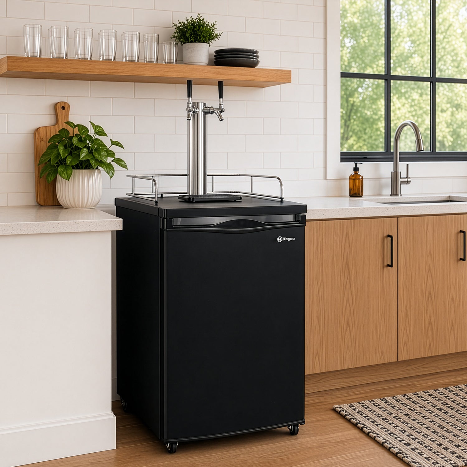 freestanding kegerator