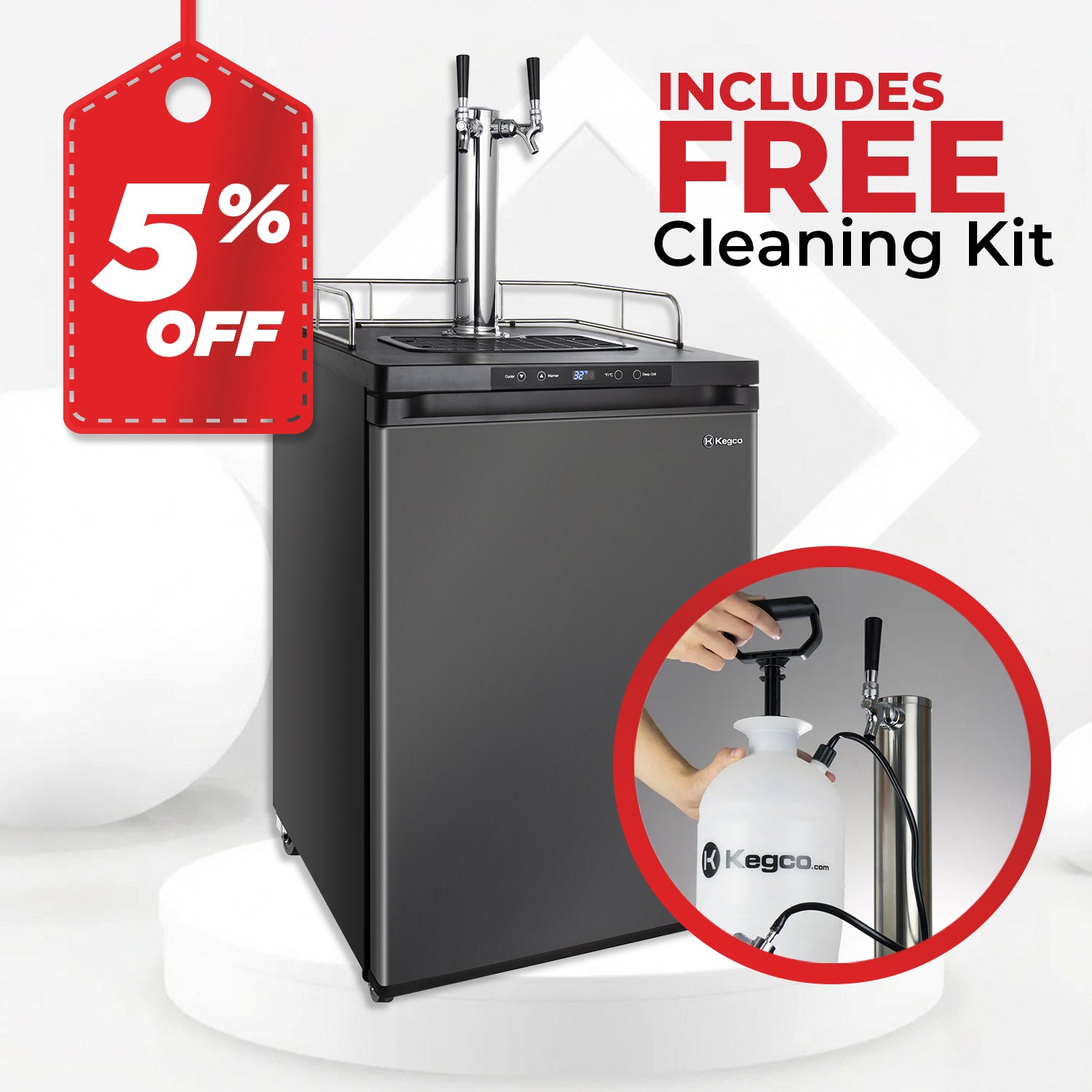 Kegco HBK309X-2 Homebrew Kegerator