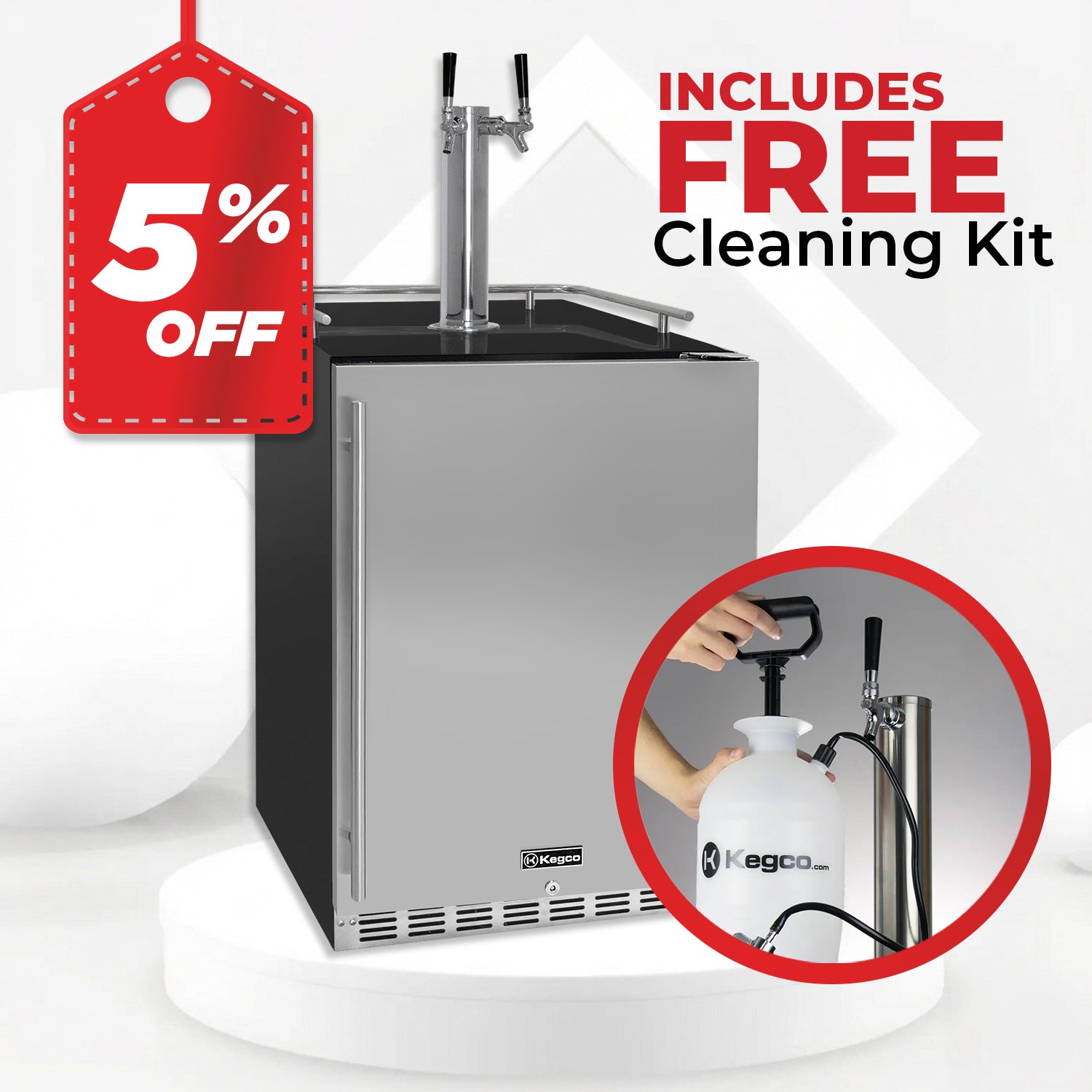 Kegco HK38BSU-2 Beer Fridge