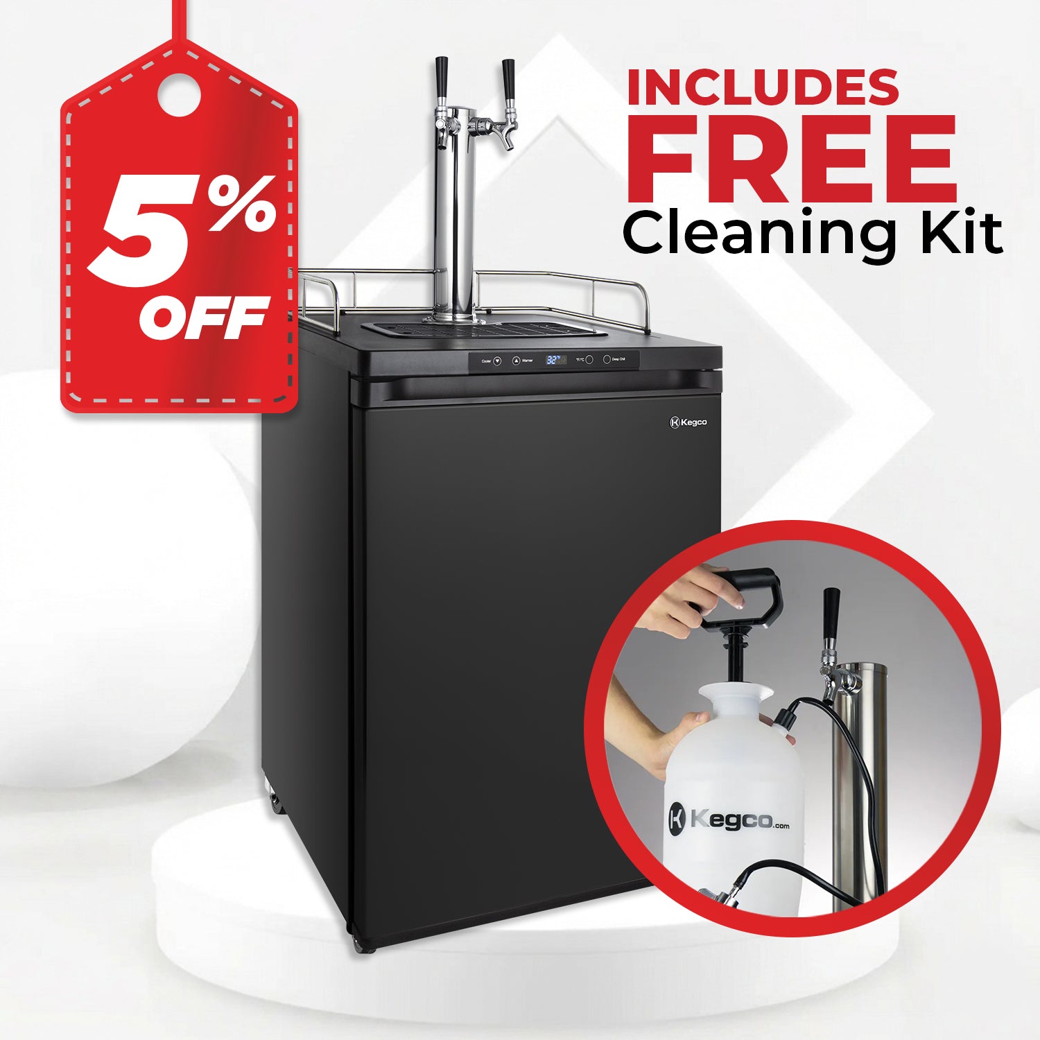 Kegco K309B-2NK Beer Dispensers