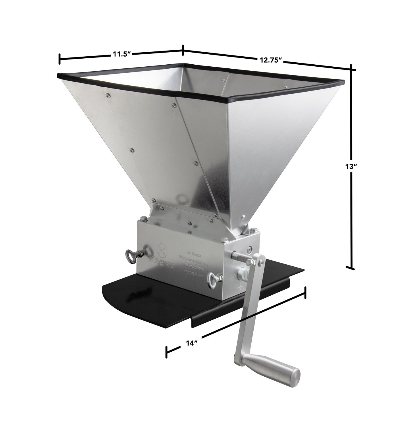 Kegco KM11GM-3R Grain Mill