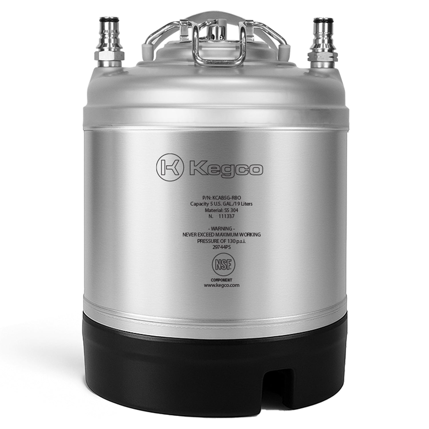 1.75 Gallon Ball Lock Keg