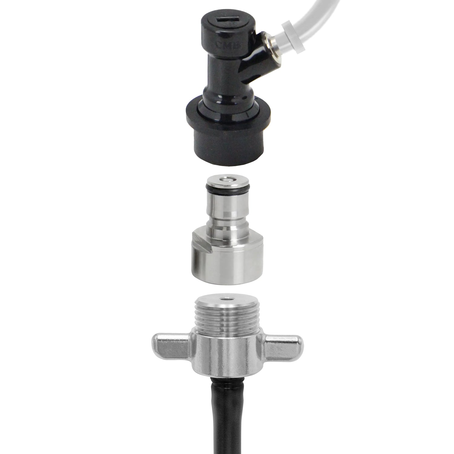 Kegco Homebrew Hand Pump Pressurized Cleaning Kit w/No-Rinse Cleaner