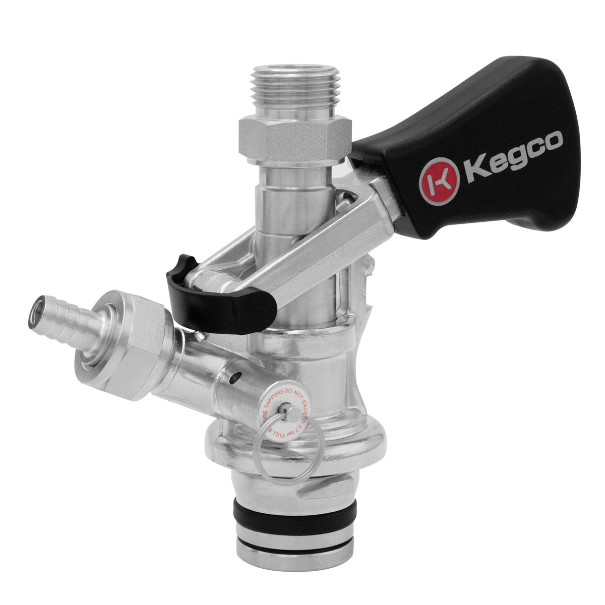 U System Keg Tap - Black Lever Handle