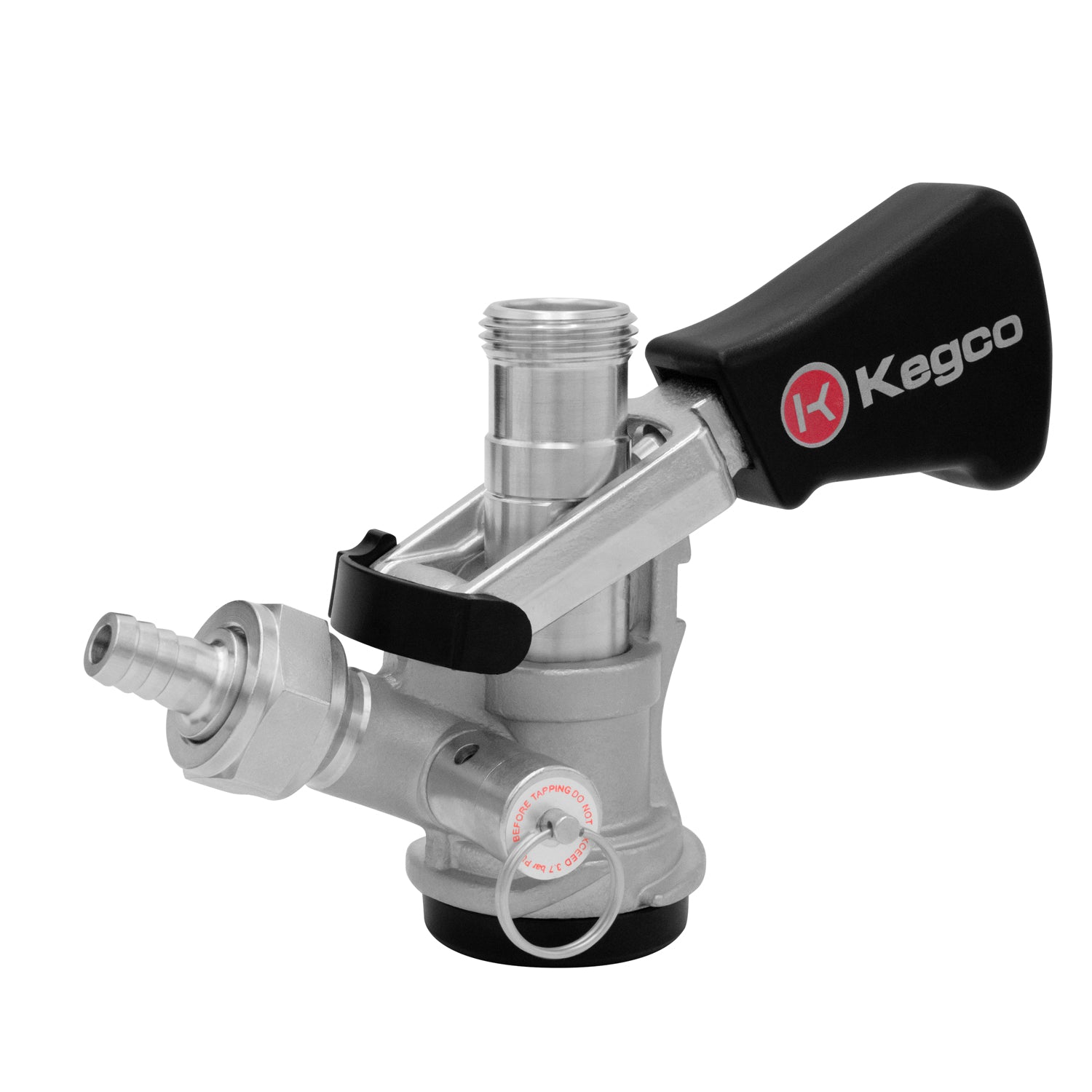 D System Keg Tap Coupler with Ergonomic Handle
