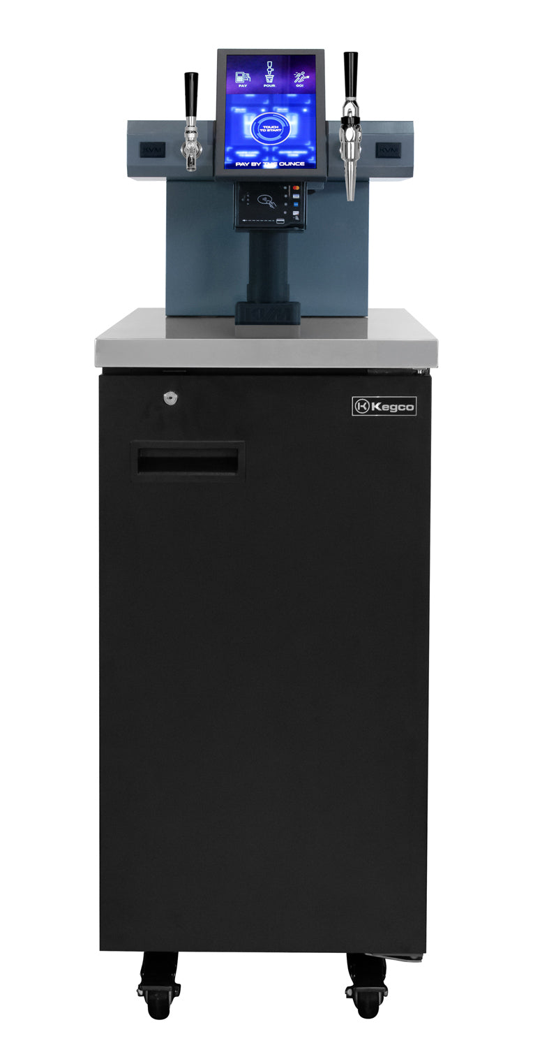 Kegco 2 Faucet Kegerator Vending Machine
