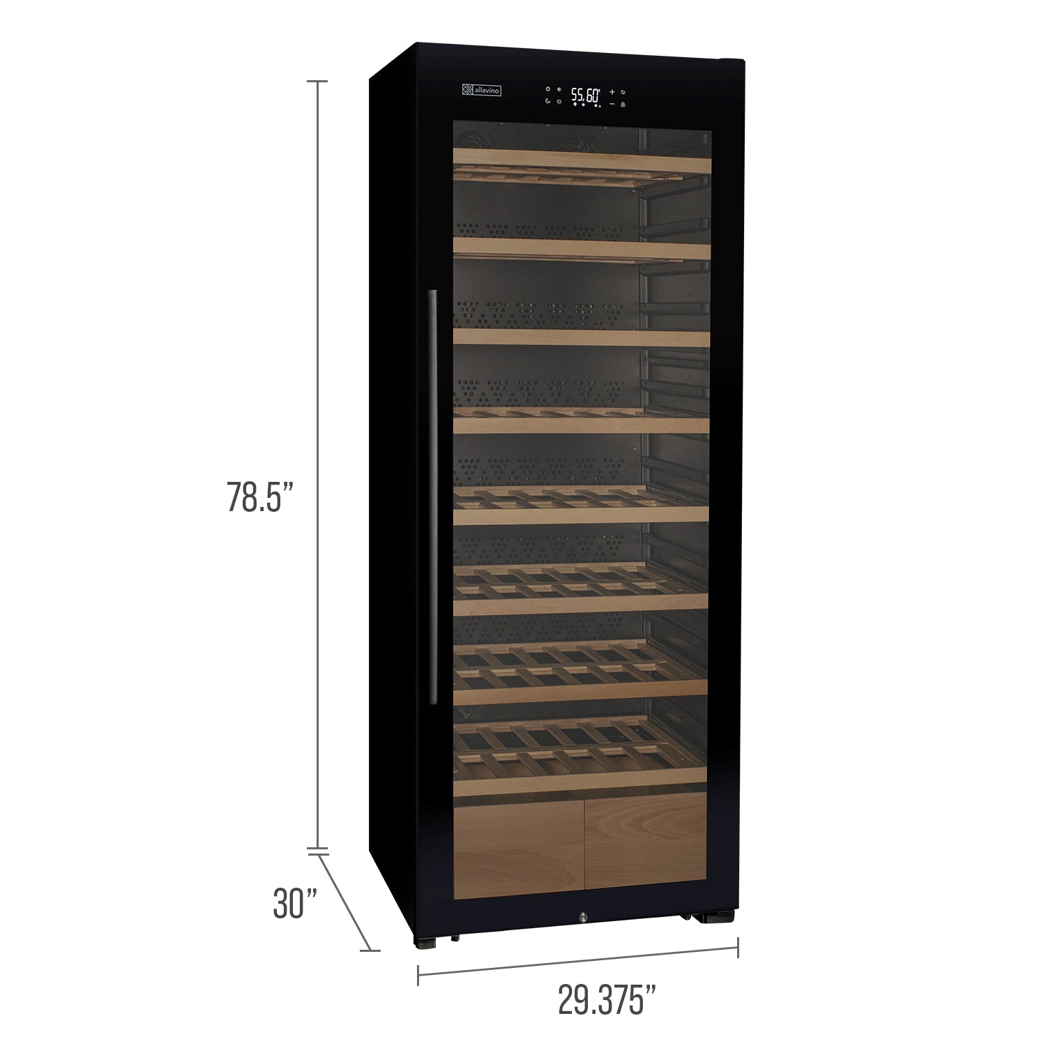 Allavino Cascina KWR248S-1BGR dimensions