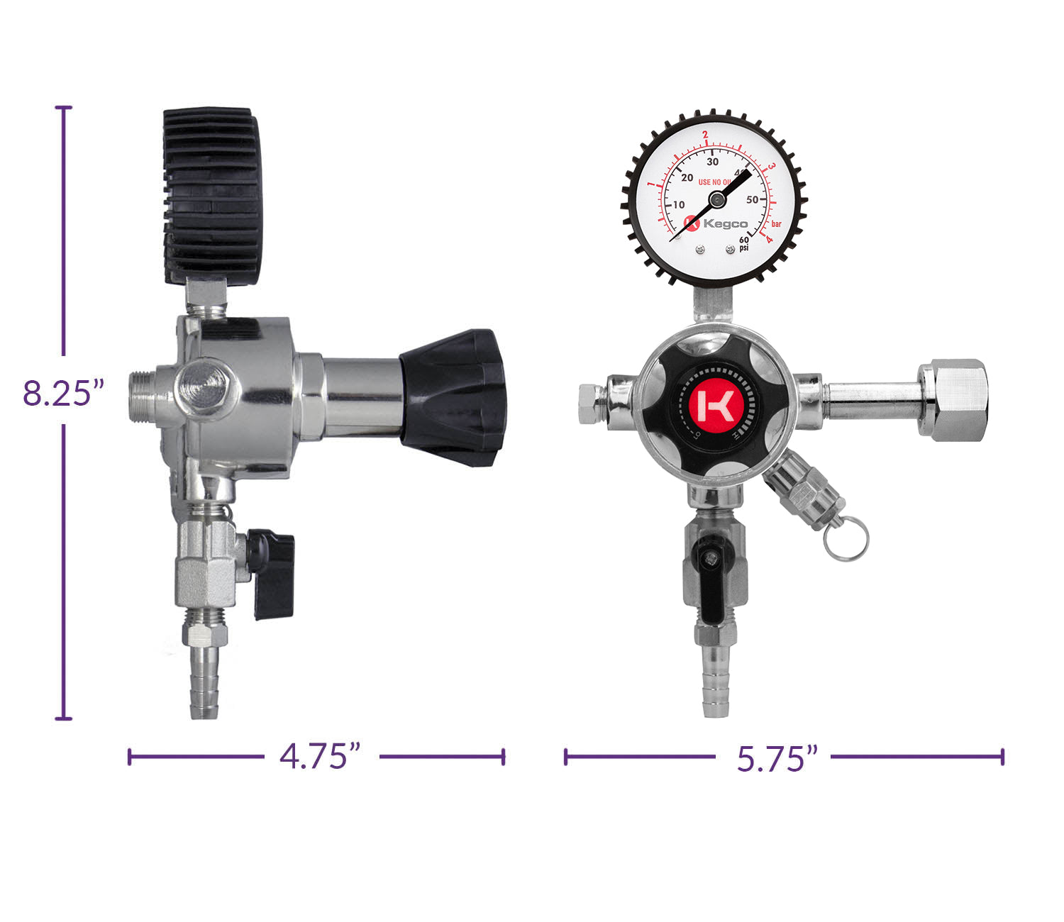 Kegco LHU51 Dimensions