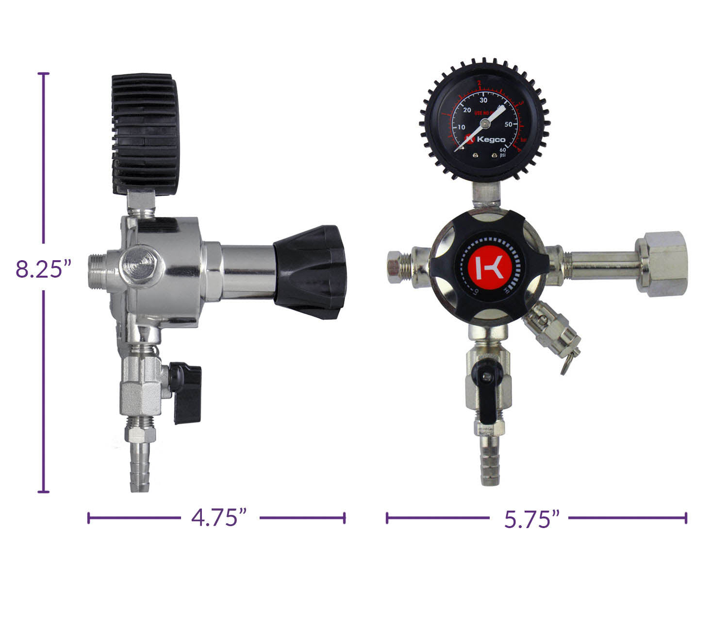 Kegco LHU51 Dimensions