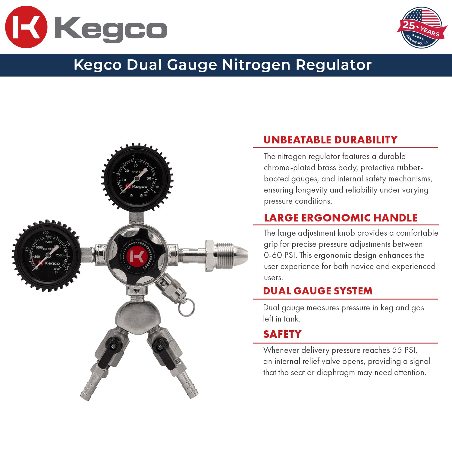 Kegco LHU5N-2 Regulator - Info