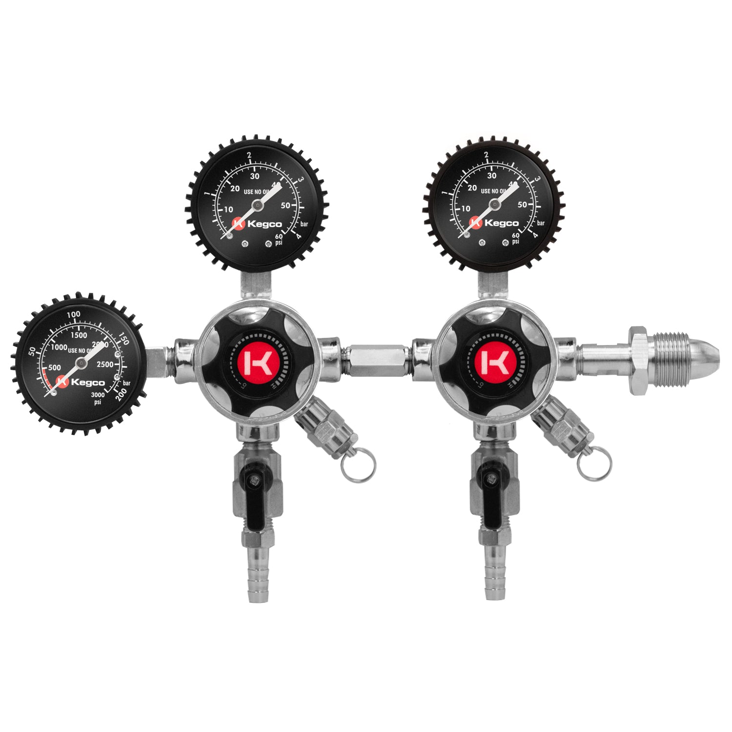 Elite Series Dual Body Nitrogen Draft Beer Regulator