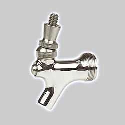 Stainless Steel Beer Faucet with Stainless Steel Lever
