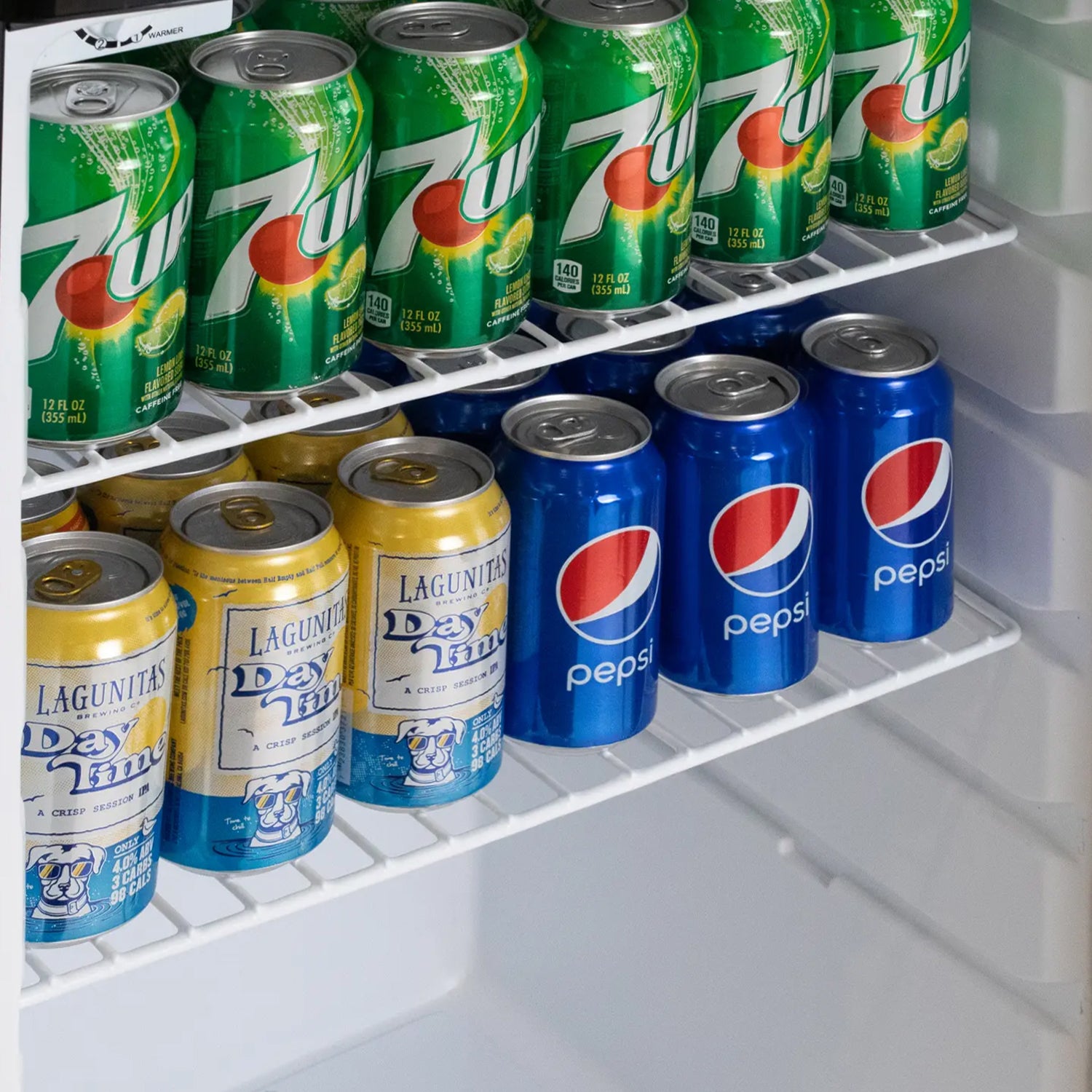 adjustable wire shelves for cans and bottles