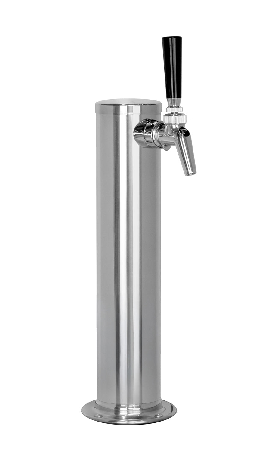 14" Polished Stainless Steel Draft Tower - Perlick Faucet