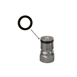 O-ring on ball-lock tank plug