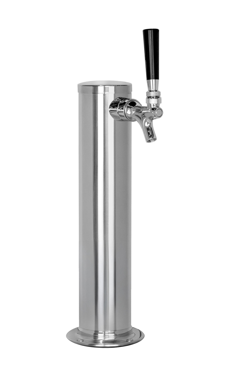 14" Polished Stainless Steel Draft Tower - All Stainless Contact