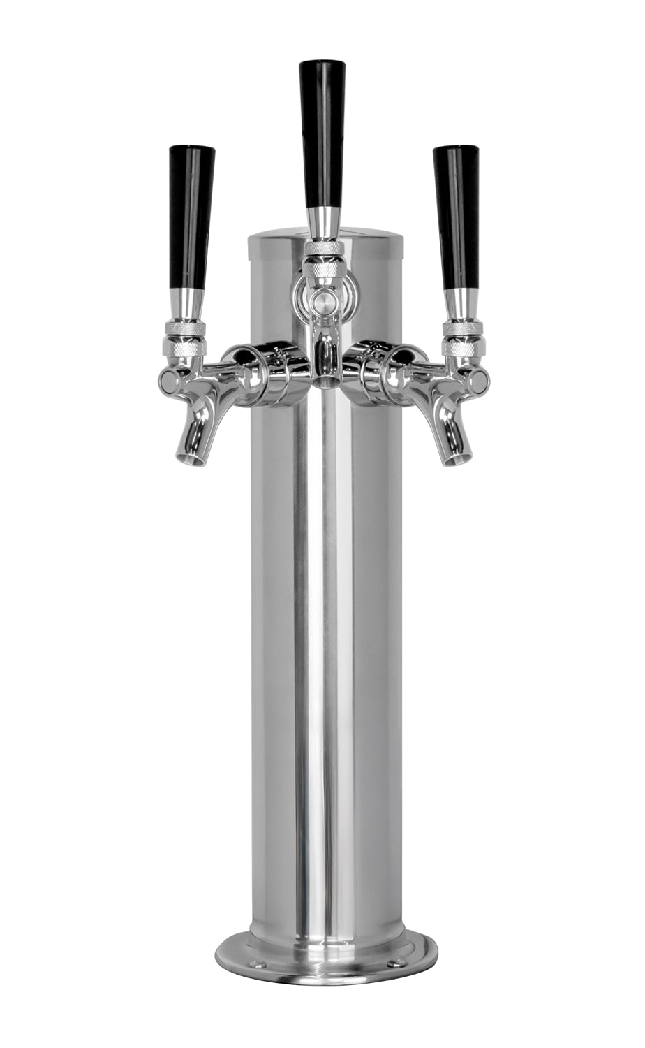 14" Polished Stainless Steel Draft Tower - All Stainless Contact