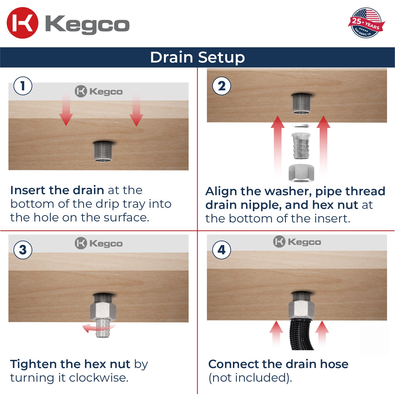 SESM-129D Drain Setup