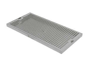 18" x 9" Surface Mount Drip Tray with Drain