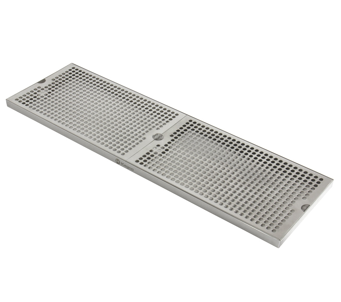 24" x 9" Surface Mount Drip Tray with Drain