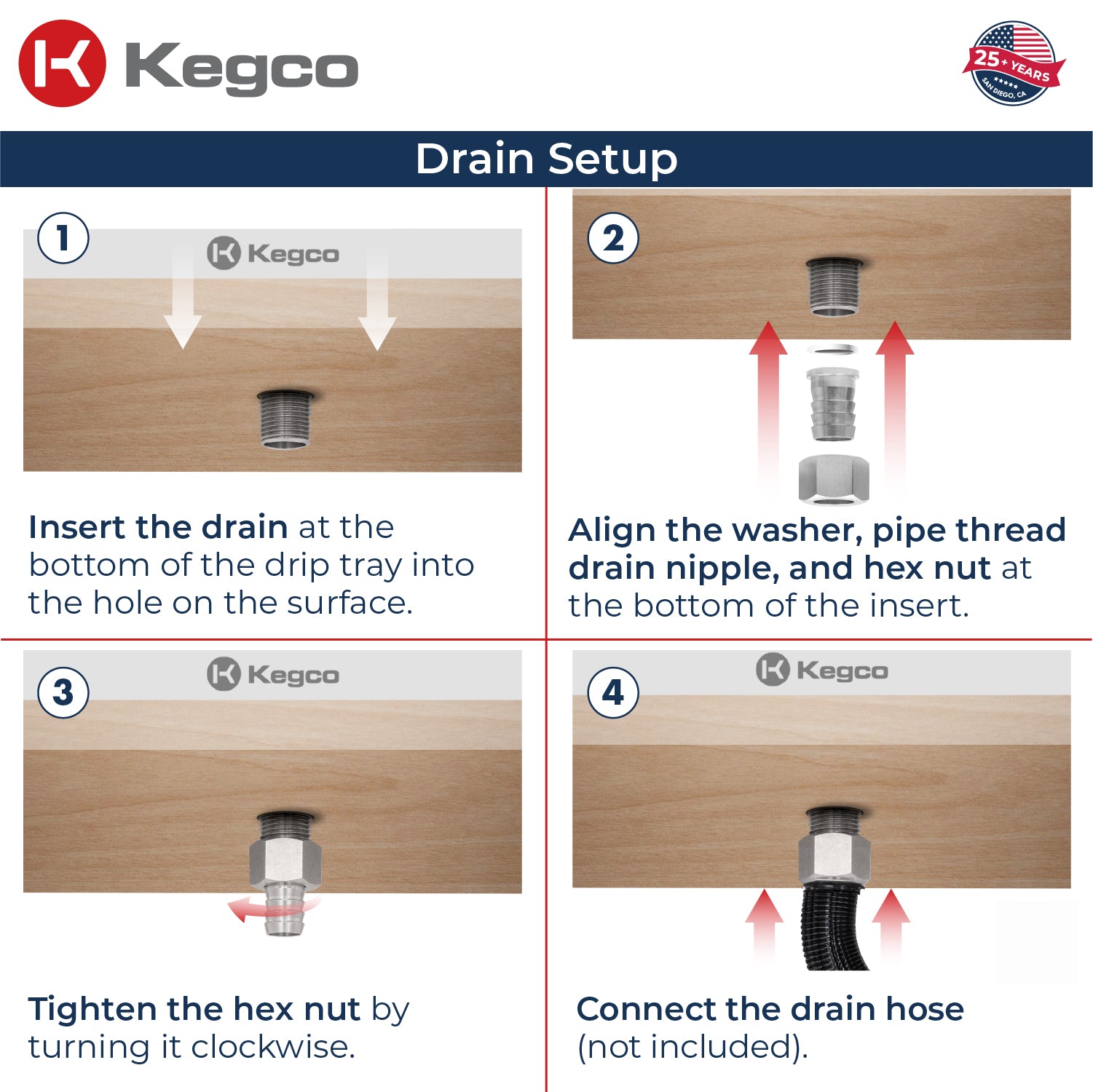 SESM-249D Drain Setup