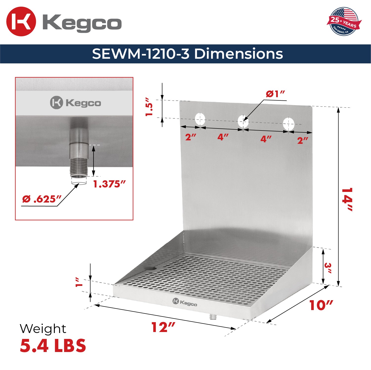 SEWM-1210-3 Dimensions