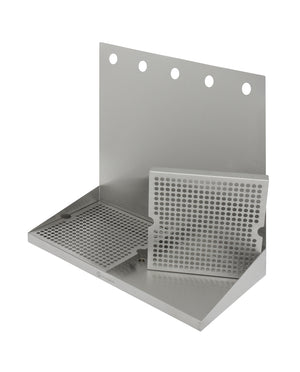 drip tray with grate angled view