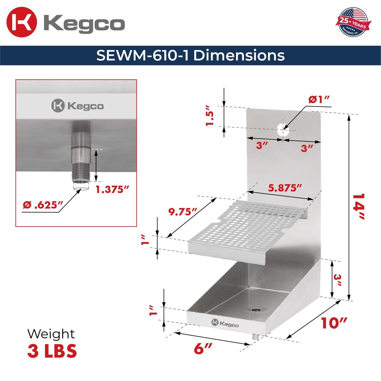 SEWM-61014-1 Dimensions