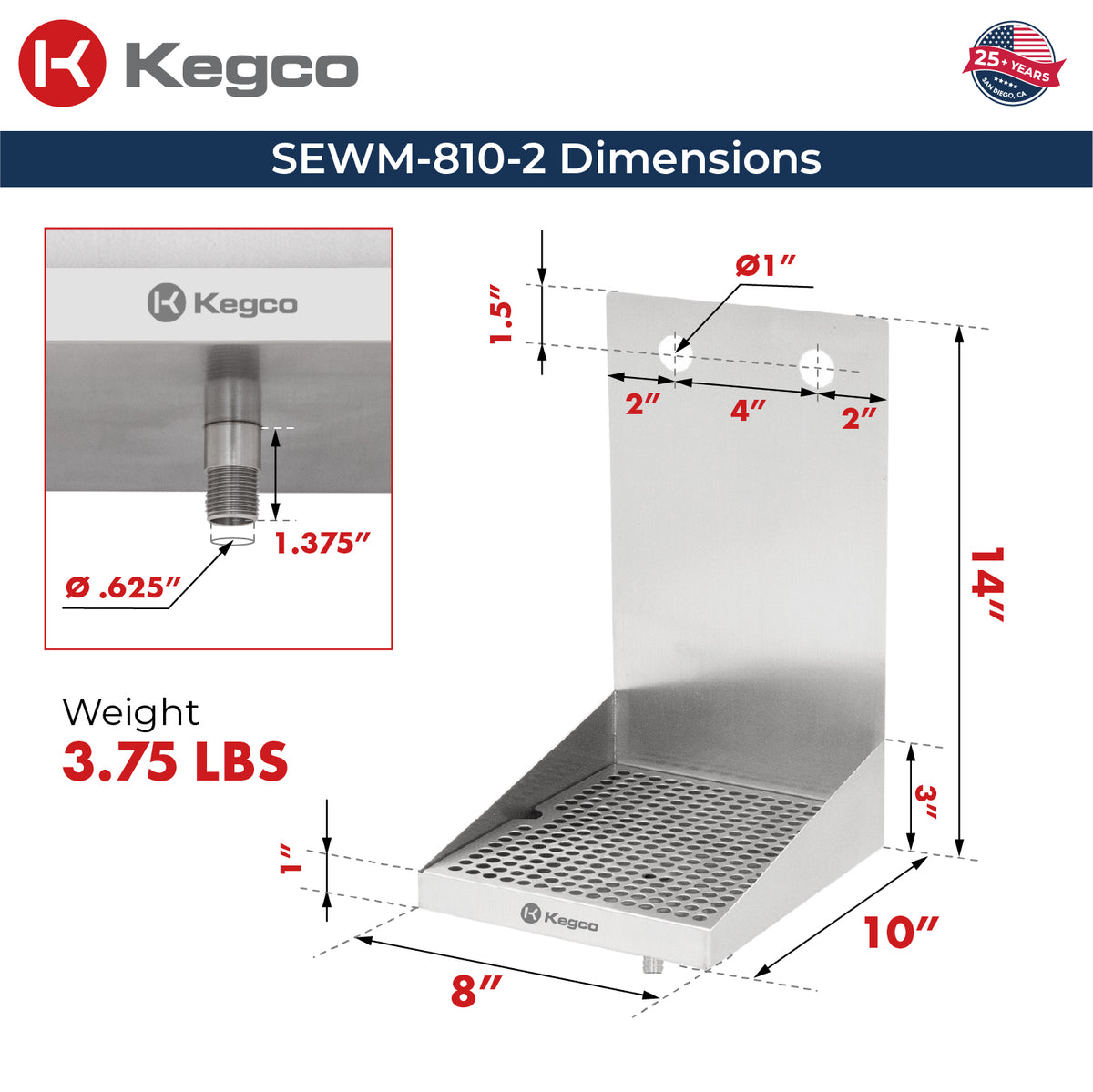 SEWM-810-2 Dimensions