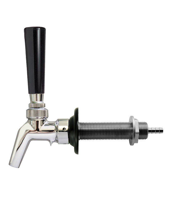 Perlick 630SS Stainless Beer Faucet and Chrome Shank Combo Kit