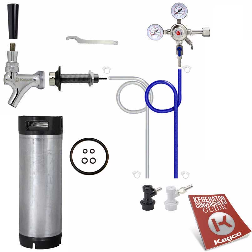 Door Mount Homebrew Kegerator Kit with One Ball Lock Keg & without Tank