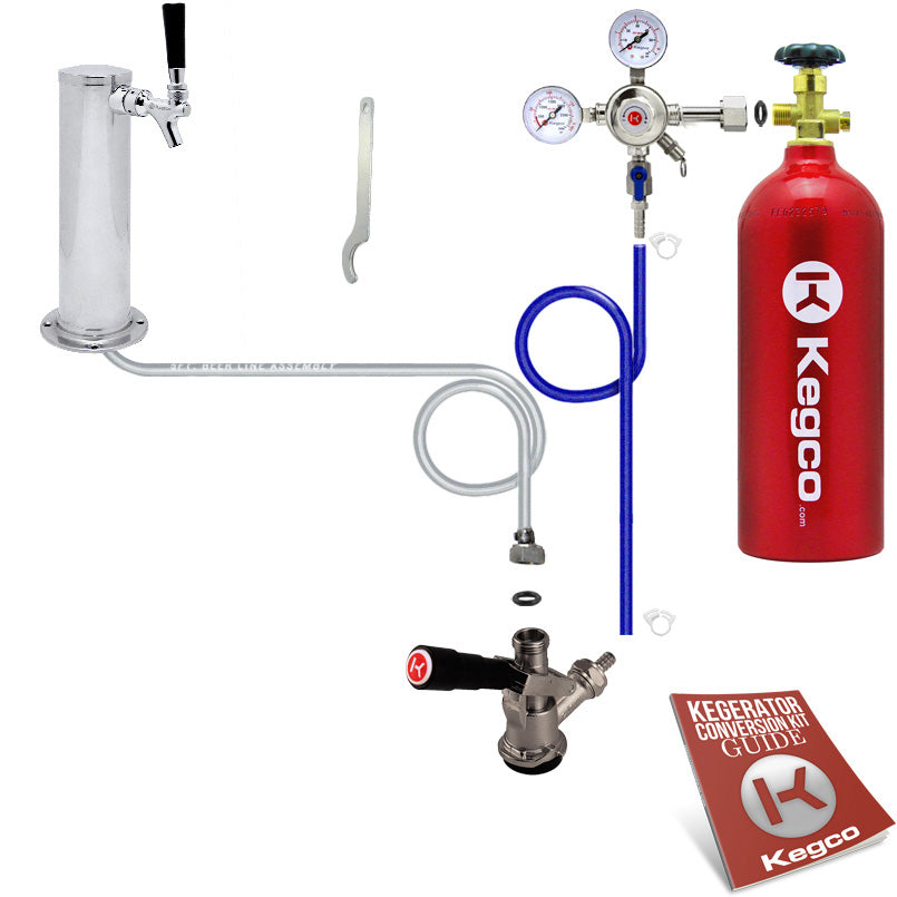 Standard Tower Kegerator Kit with 5 lb. Tank