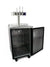 Kegco TCK-HDT-3B Triple Faucet Commercial Kegerator Hot Draft ® Tap Coffee Keg Dispenser - Black