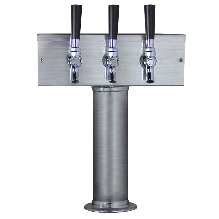 Three Faucet T-Style Tower