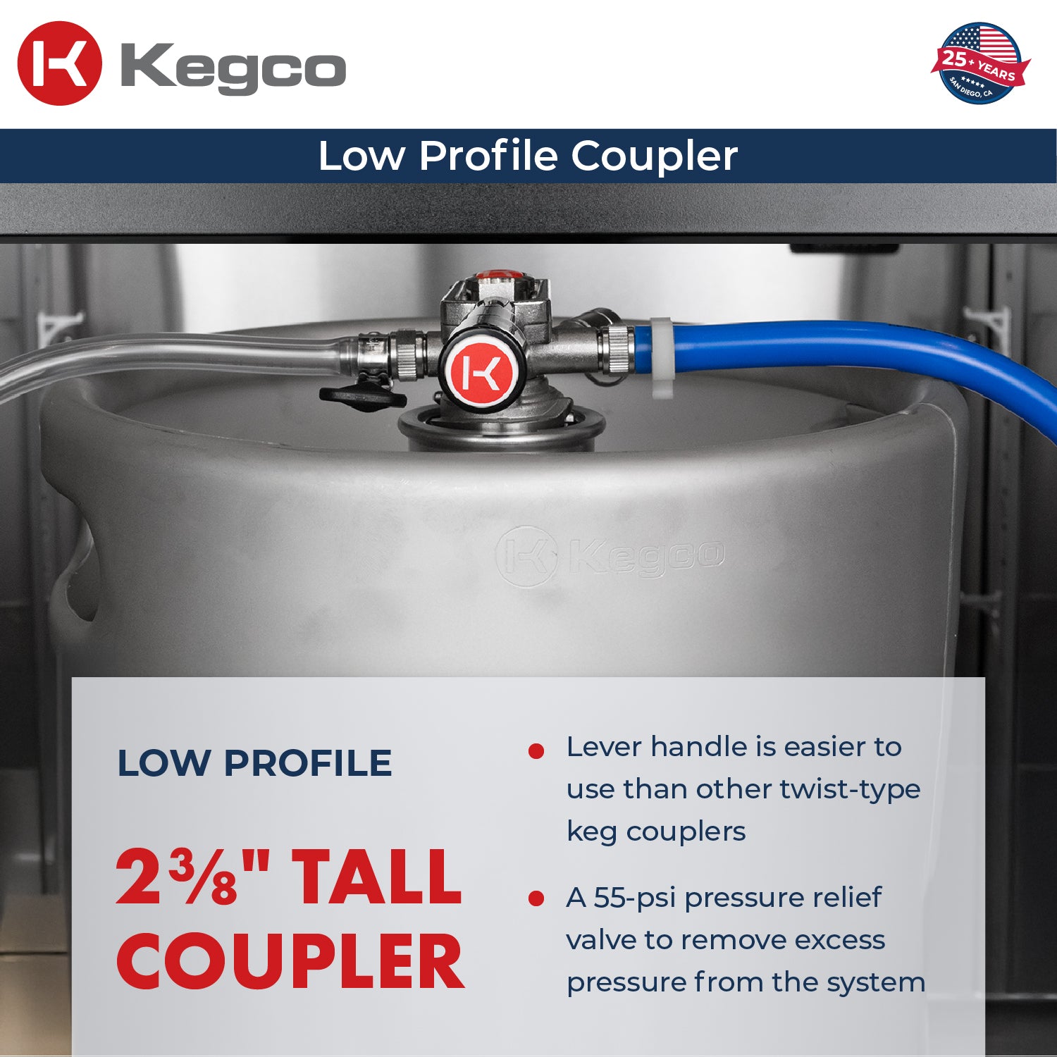 V32ADABSL-1 Kegerator Coupler