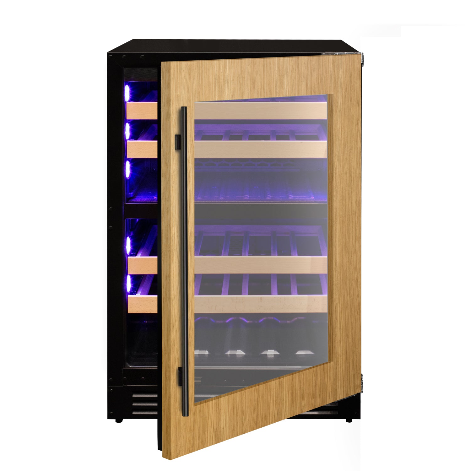 24" Wide Dual Zone Panel Ready Wine Refrigerator