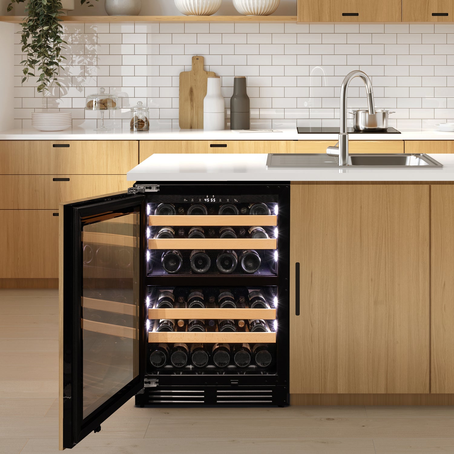 Allavino VCWR24PRS-1R panel ready wine refrigerator