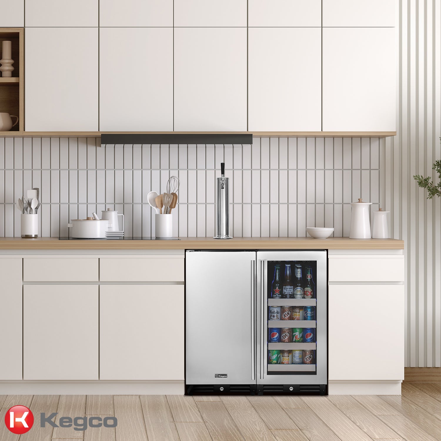 Beverage Center & Kegerator