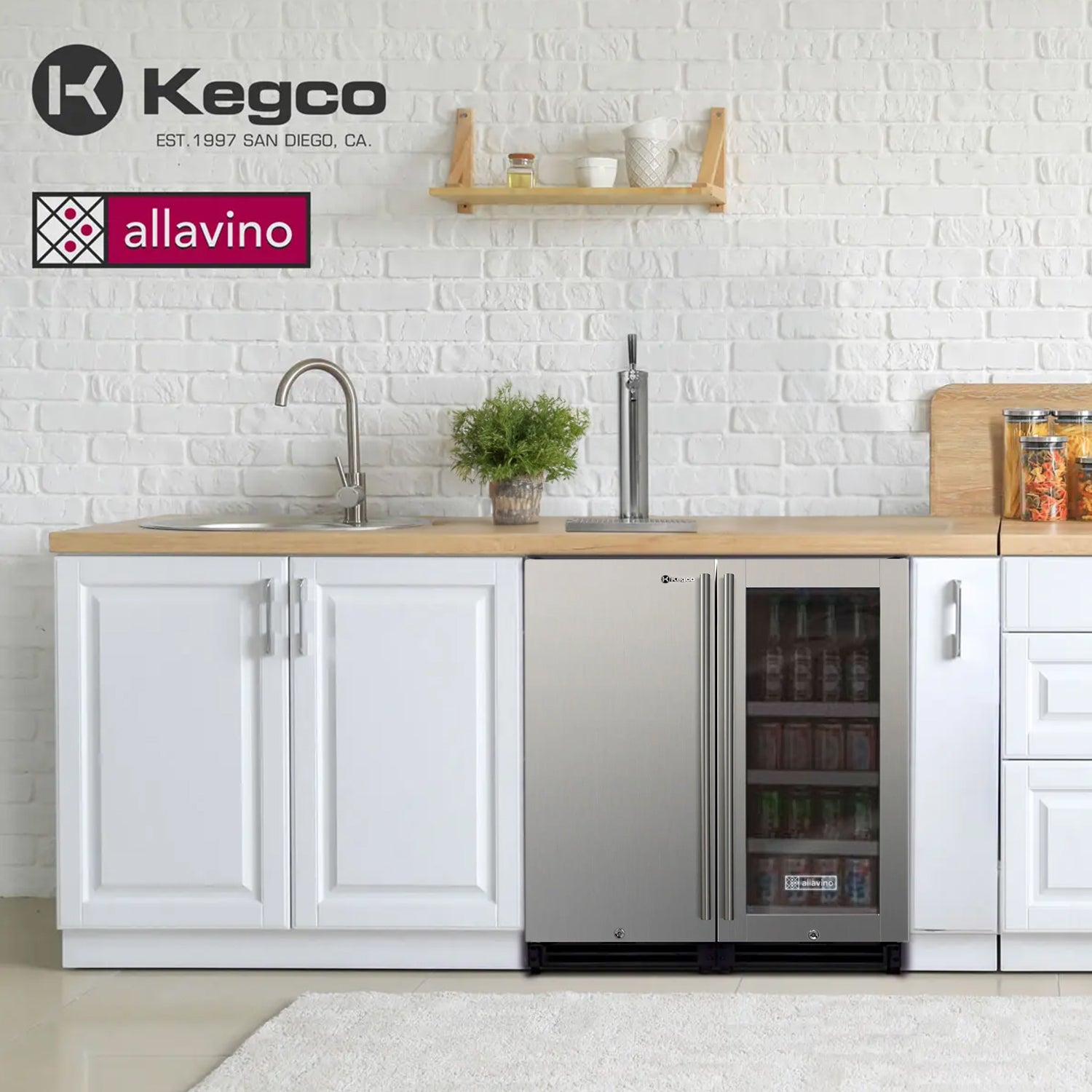Beverage Center & Kegerator