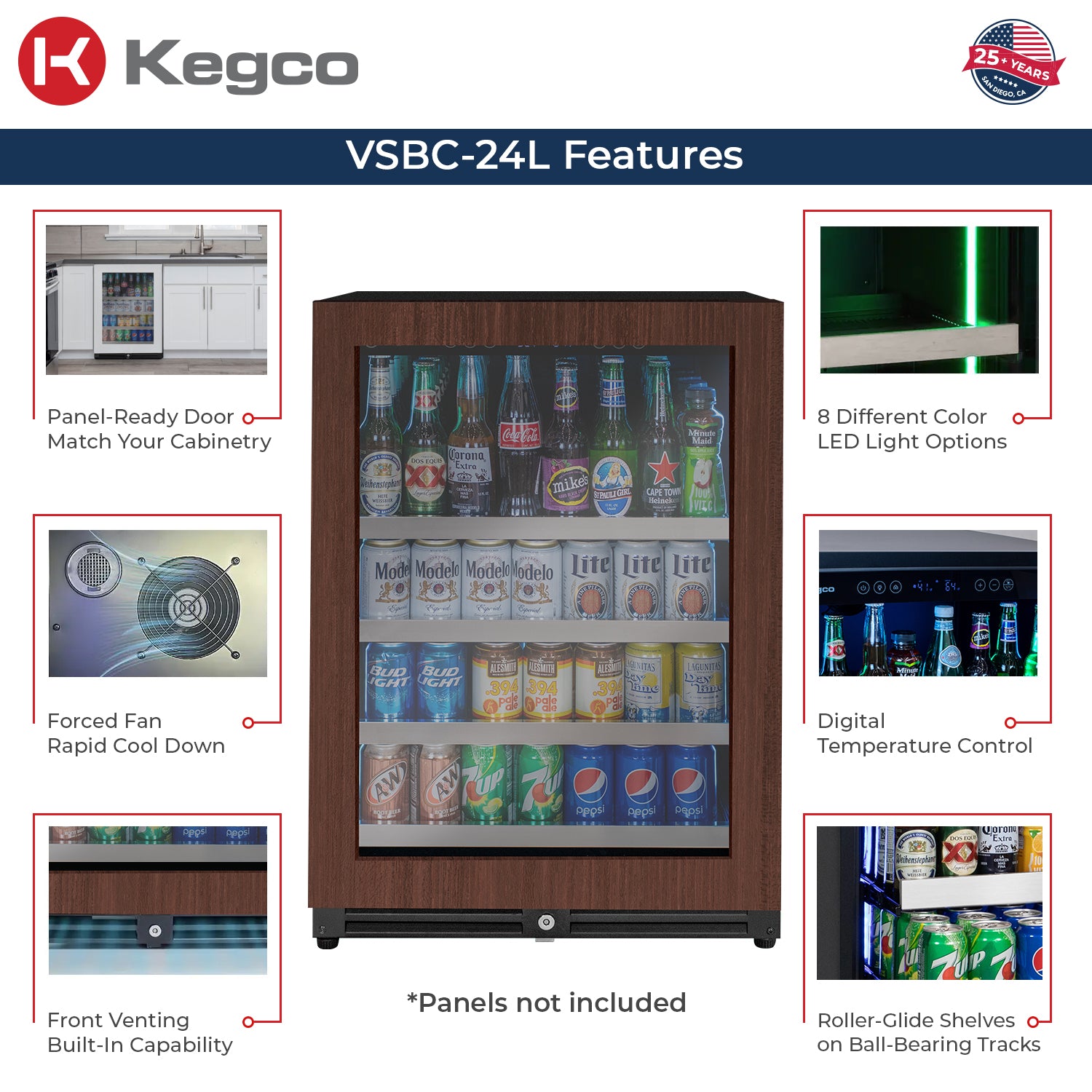 beverage center features