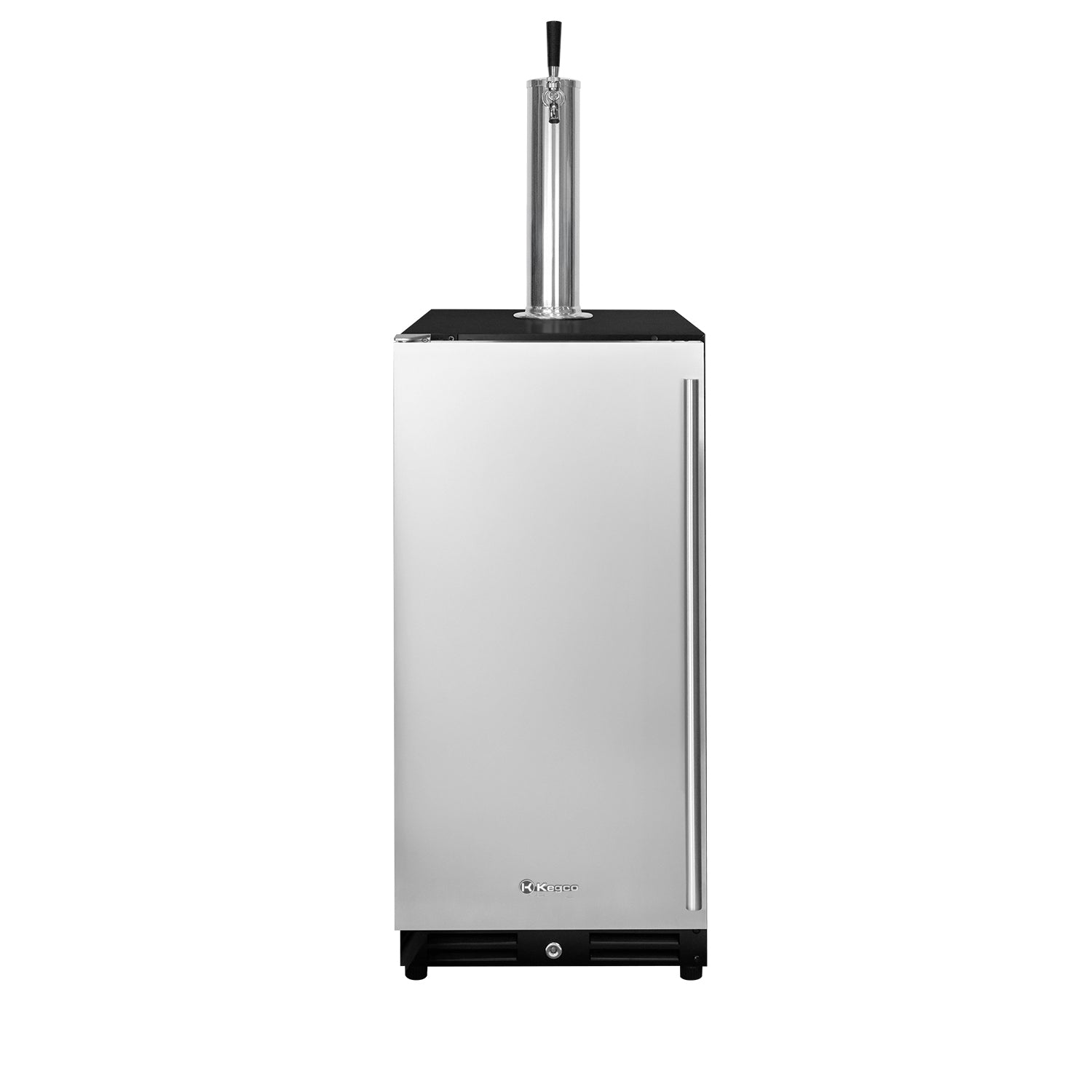 Kegco VSK-15U-BSL 15 inch built-in undercounter kegerator