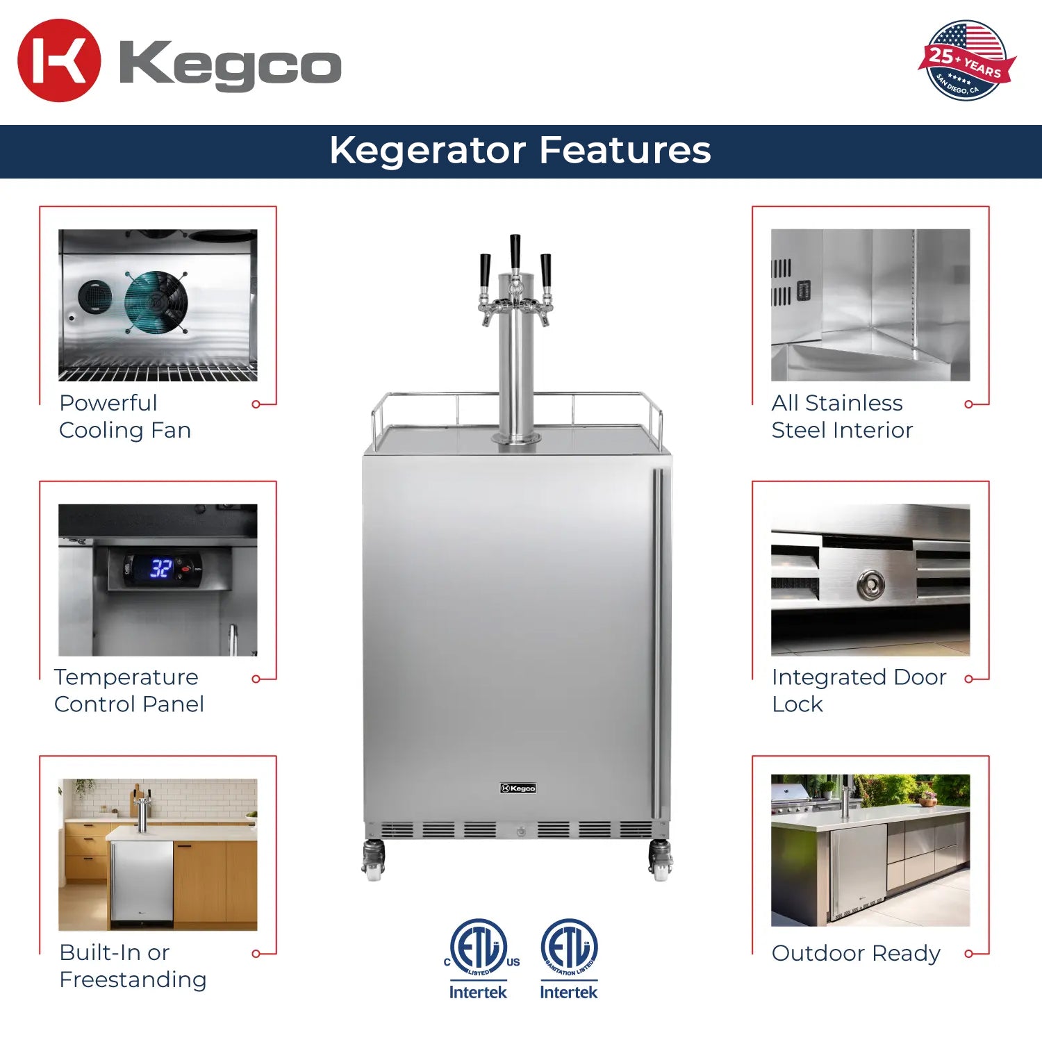 kegerator features