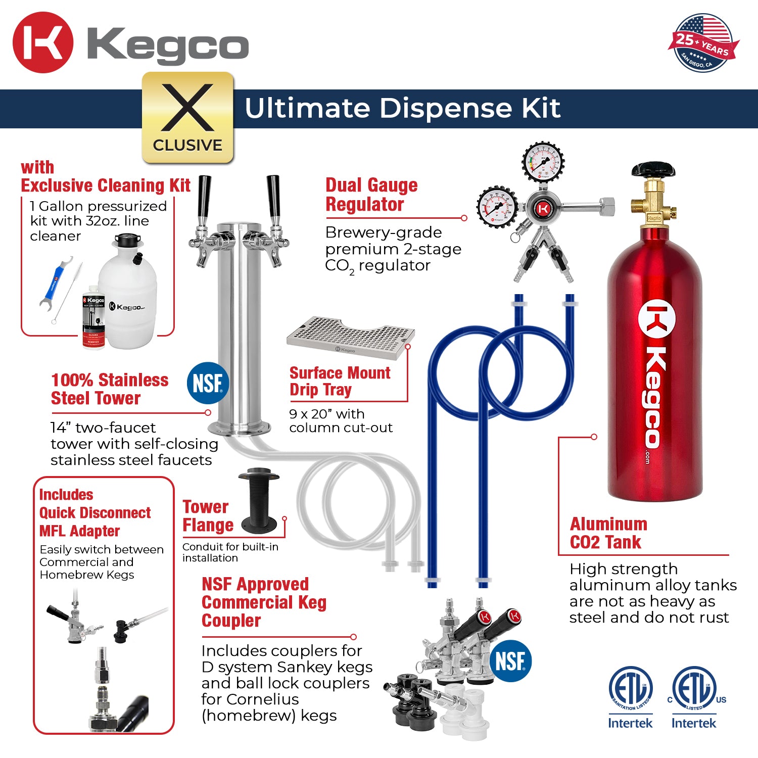 Kegco dispense kit