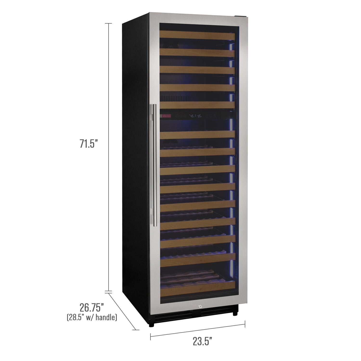 Allavino Reserva VSW15471D-2SR wine refrigerator dimensions