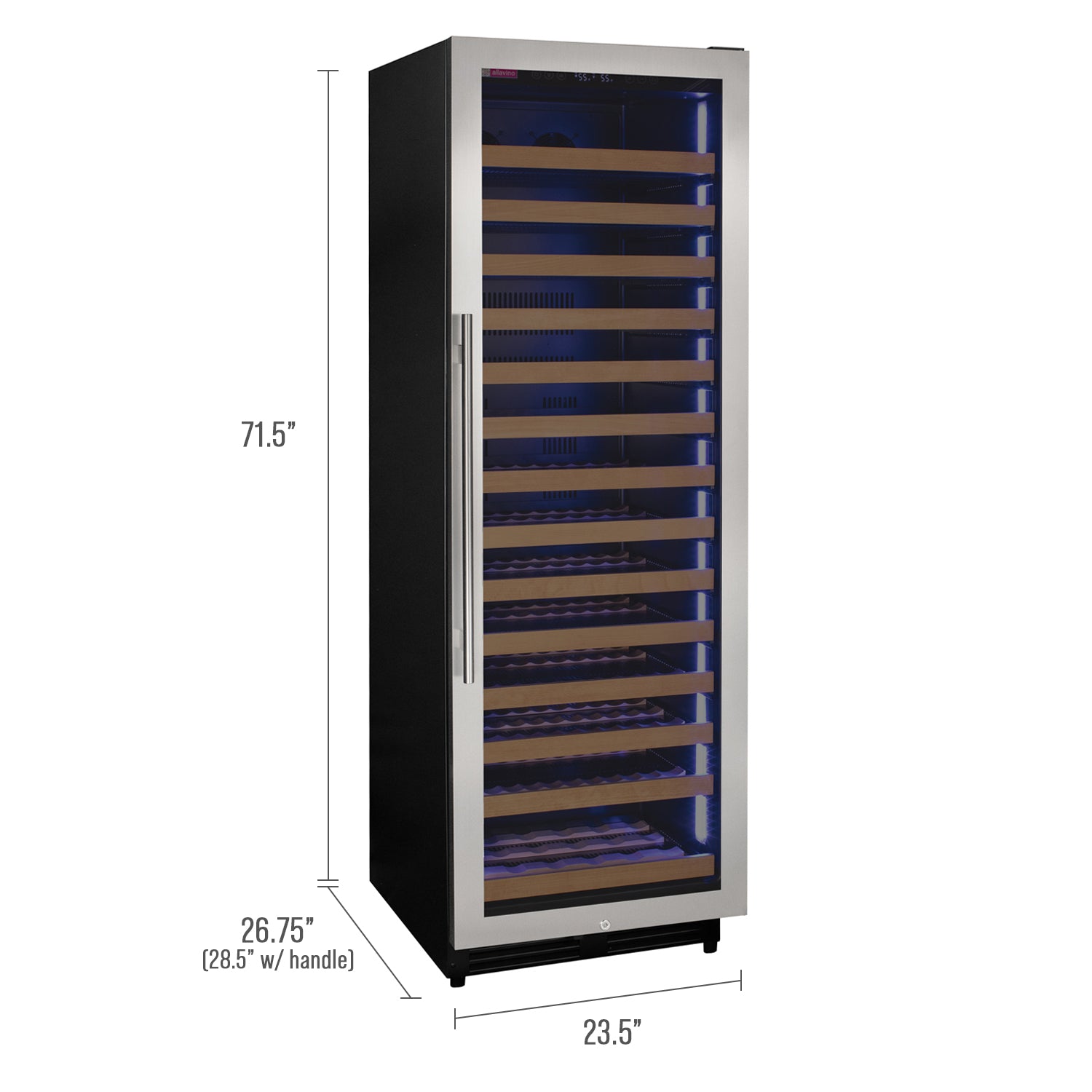 Allavino Reserva VSW16371S-1SR wine unit dimensions