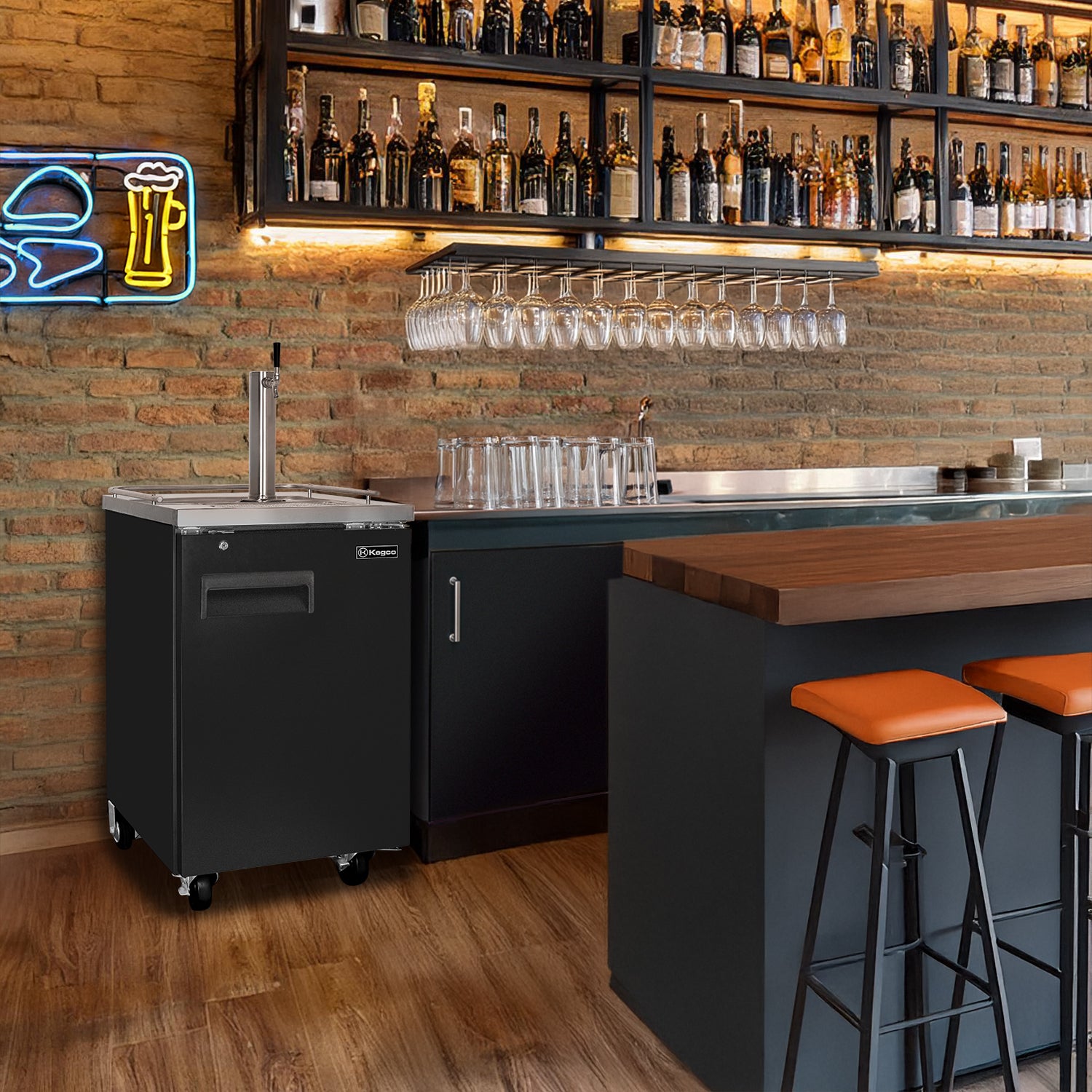 XCK-1B commercial kegerator for bars pubs restaurants