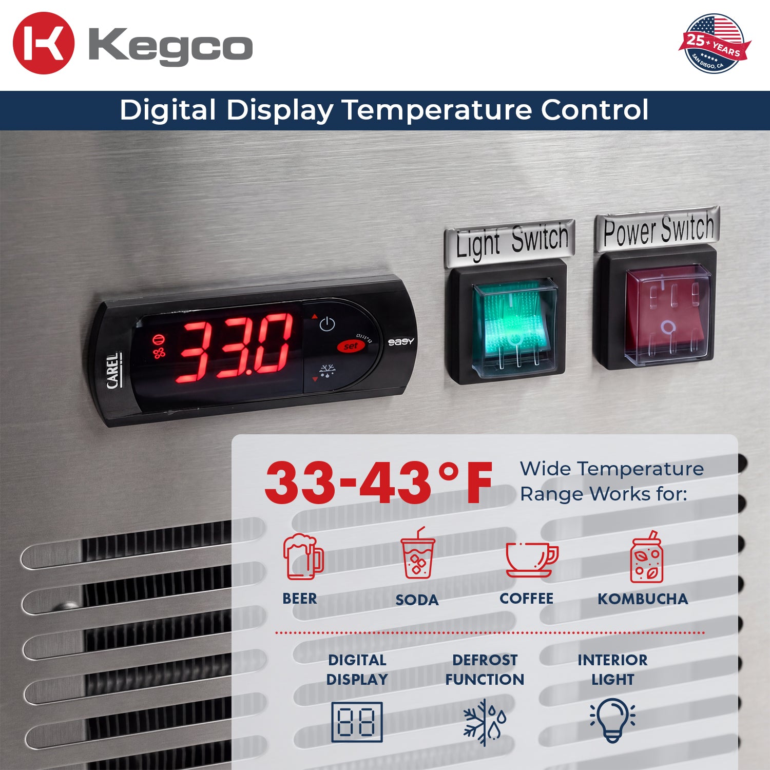 XCK-2448S-2 Keg Cooler