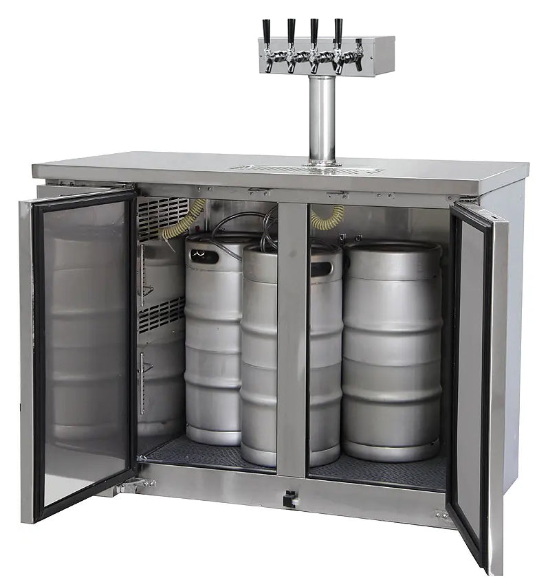 Kegco XCK-2448S-4 4 tap commercial Kegerator